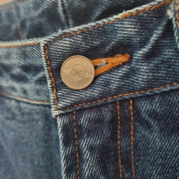 Vintage BONGO Blue High Waisted Jeans - Picture 7 of 10